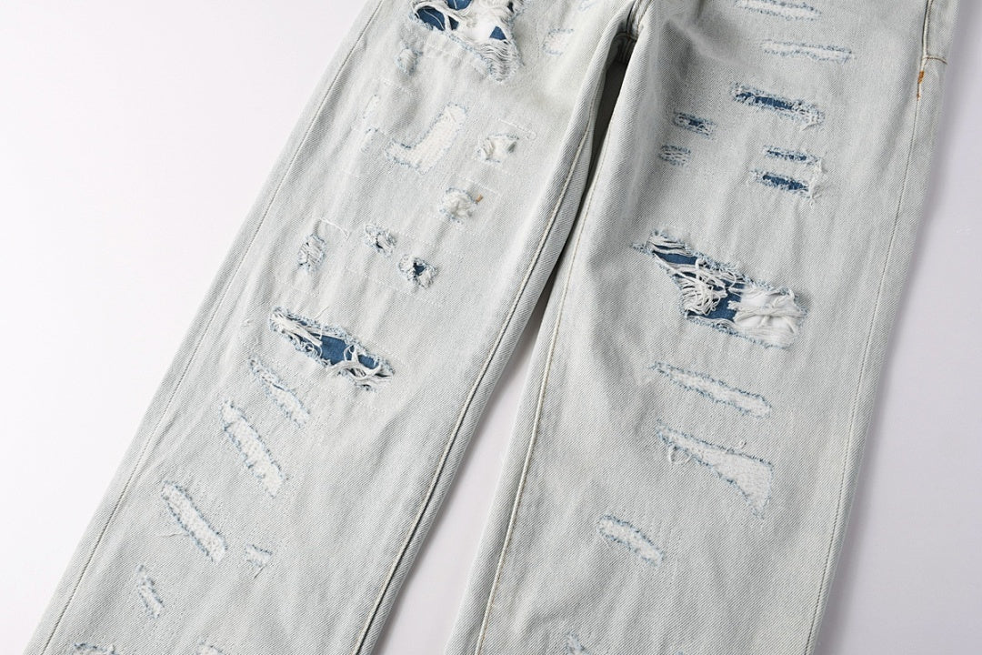 VELCEN Purple Brand Jeans #9142