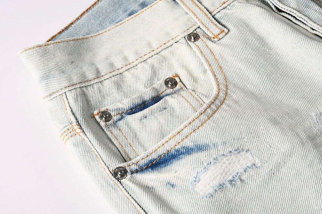 VELCEN Purple Brand Jeans #9142
