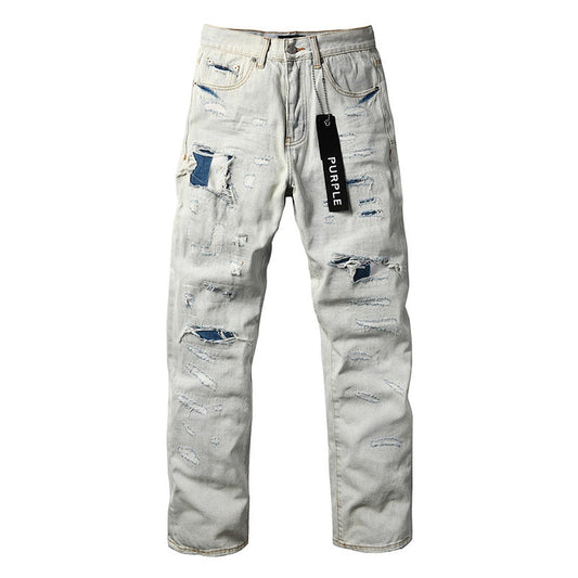 VELCEN Purple Brand Jeans #9142