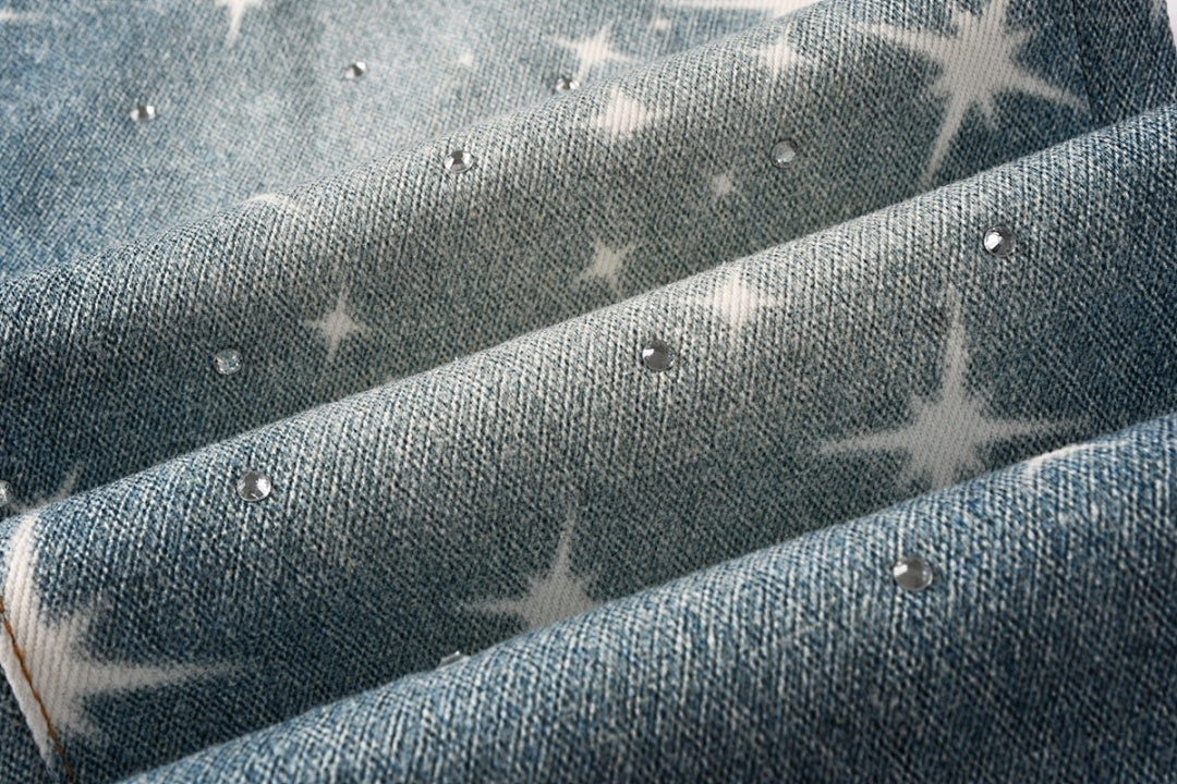 VELCEN Purple Brand Jeans #9141