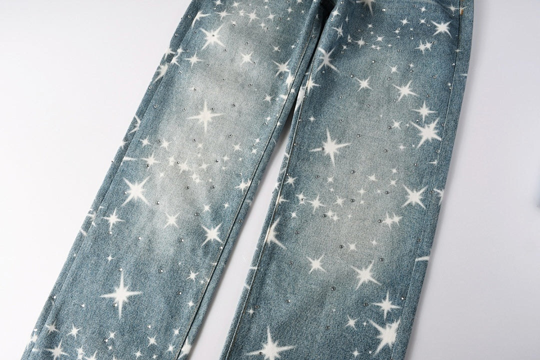 VELCEN Purple Brand Jeans #9141