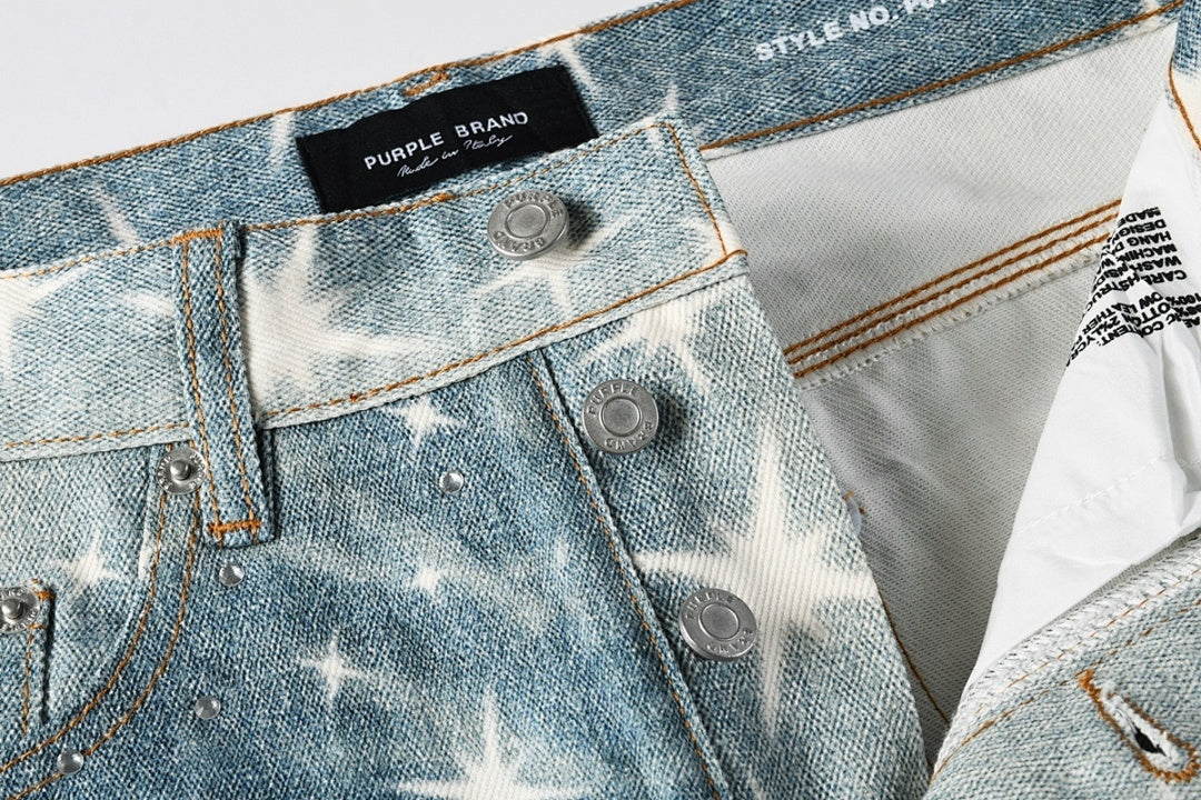 VELCEN Purple Brand Jeans #9141