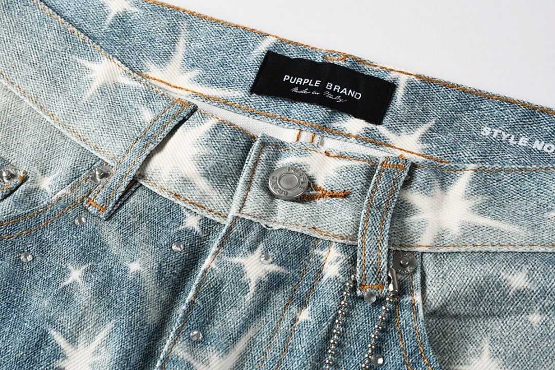 VELCEN Purple Brand Jeans #9141