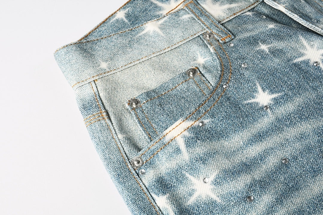 VELCEN Purple Brand Jeans #9141