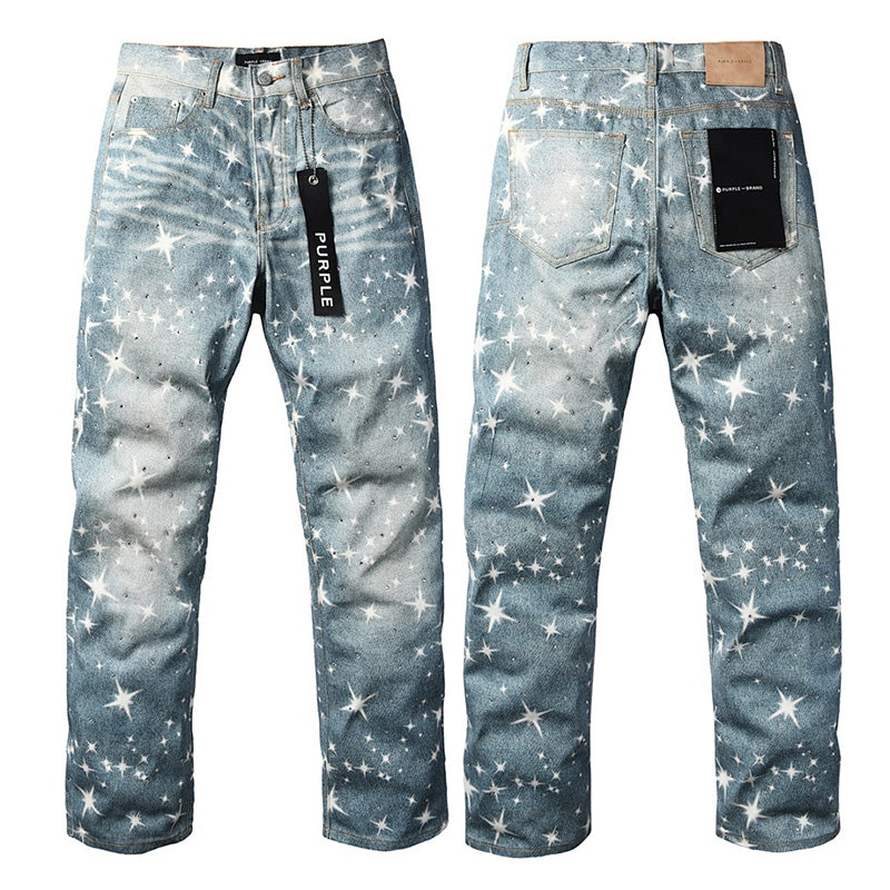VELCEN Purple Brand Jeans #9141
