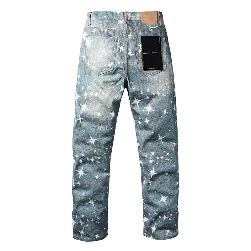 VELCEN Purple Brand Jeans #9141