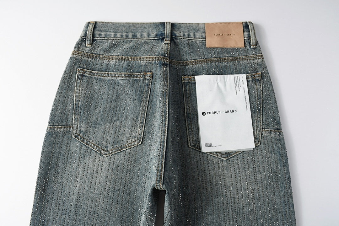VELCEN Purple Brand Jeans #9140