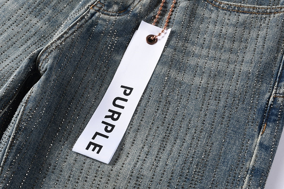 VELCEN Purple Brand Jeans #9140