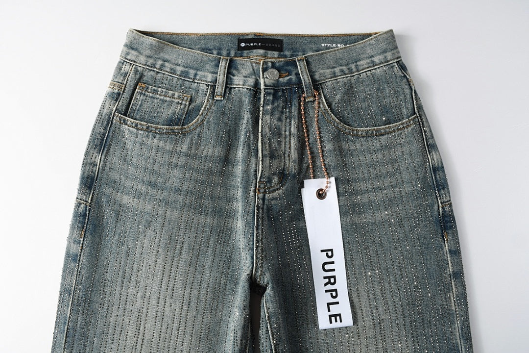 VELCEN Purple Brand Jeans #9140
