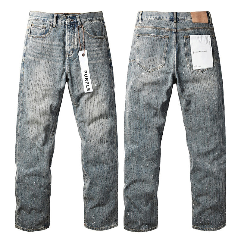 VELCEN Purple Brand Jeans #9140