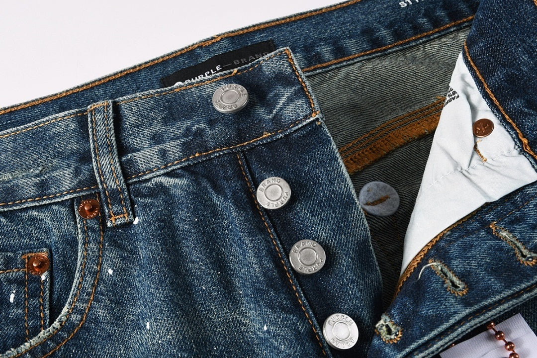VELCEN Purple Brand Jeans #9139
