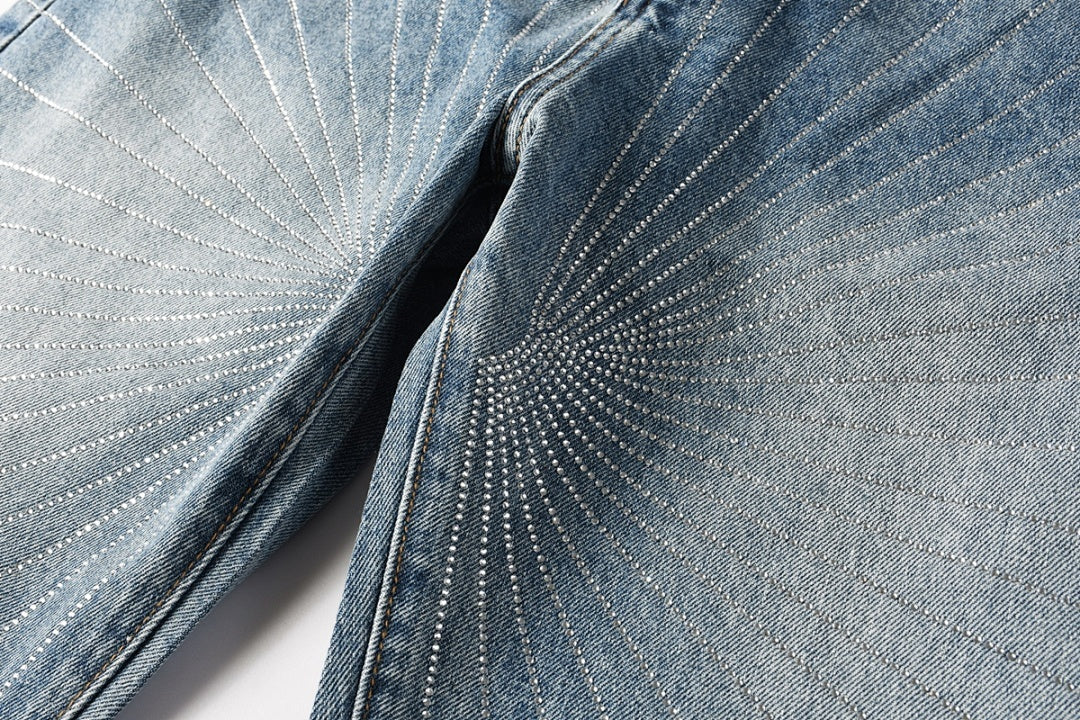 VELCEN Purple Brand Jeans #9138