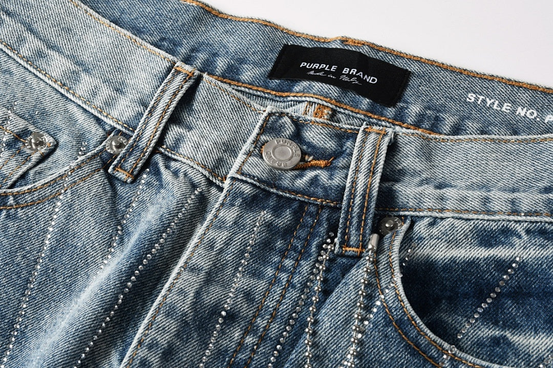 VELCEN Purple Brand Jeans #9138