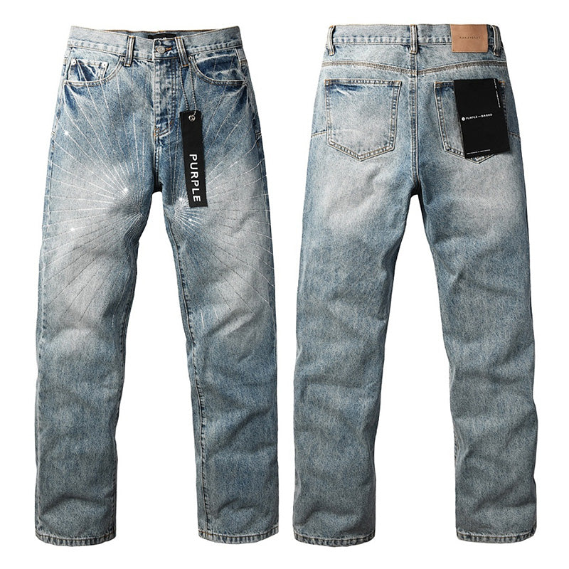 VELCEN Purple Brand Jeans #9138