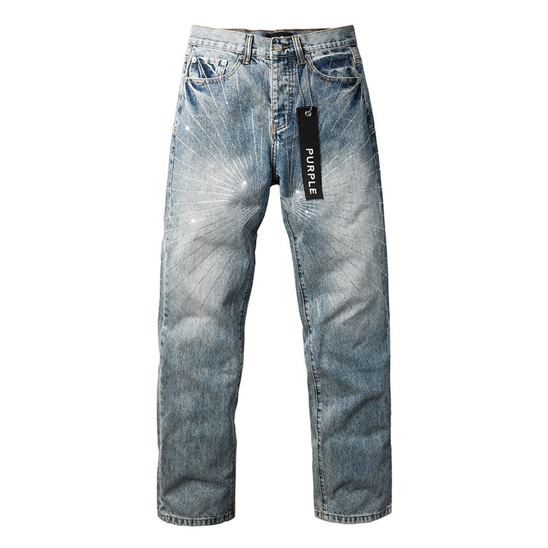 VELCEN Purple Brand Jeans #9138