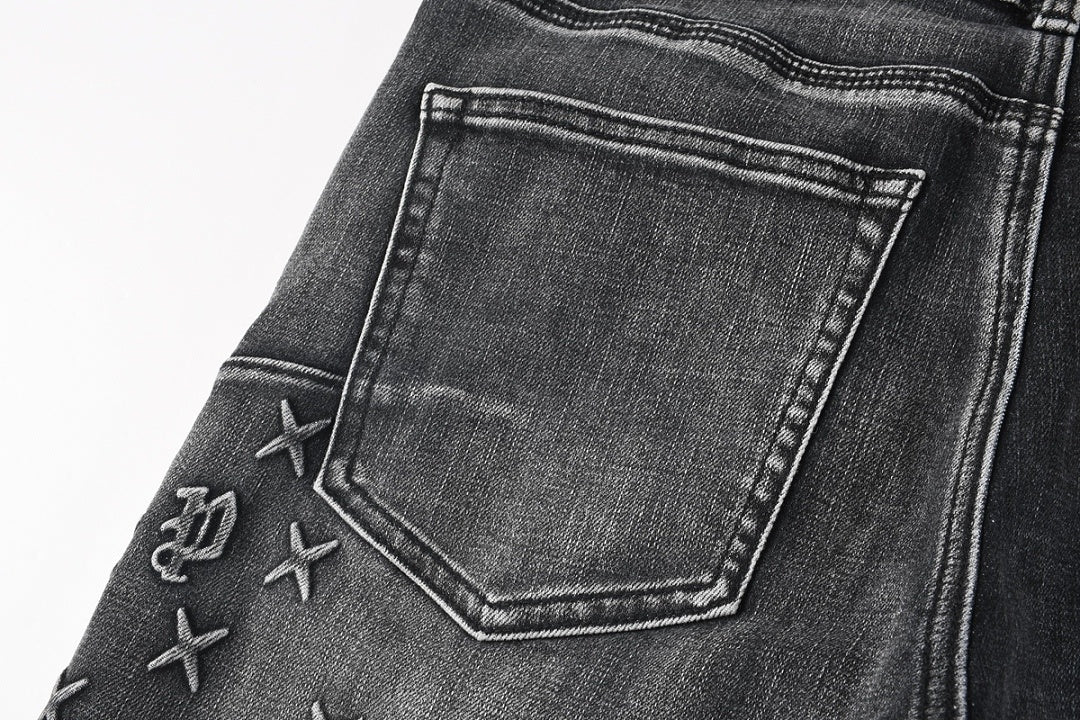VELCEN Purple Brand Jeans #9153