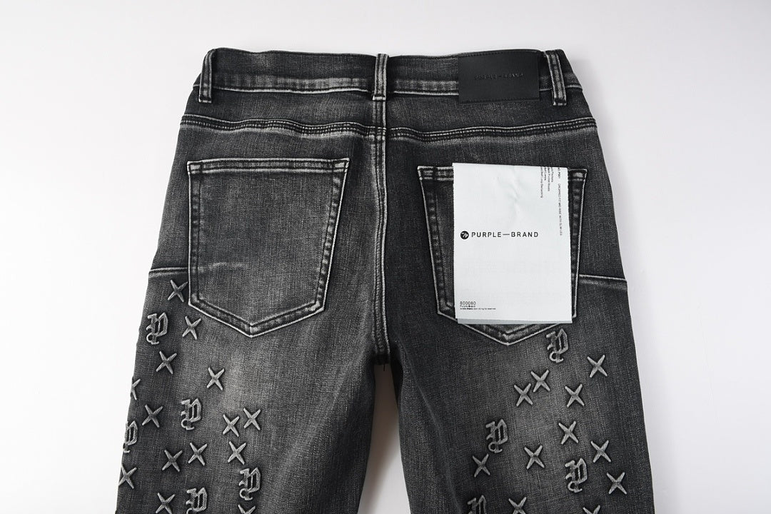 VELCEN Purple Brand Jeans #9153