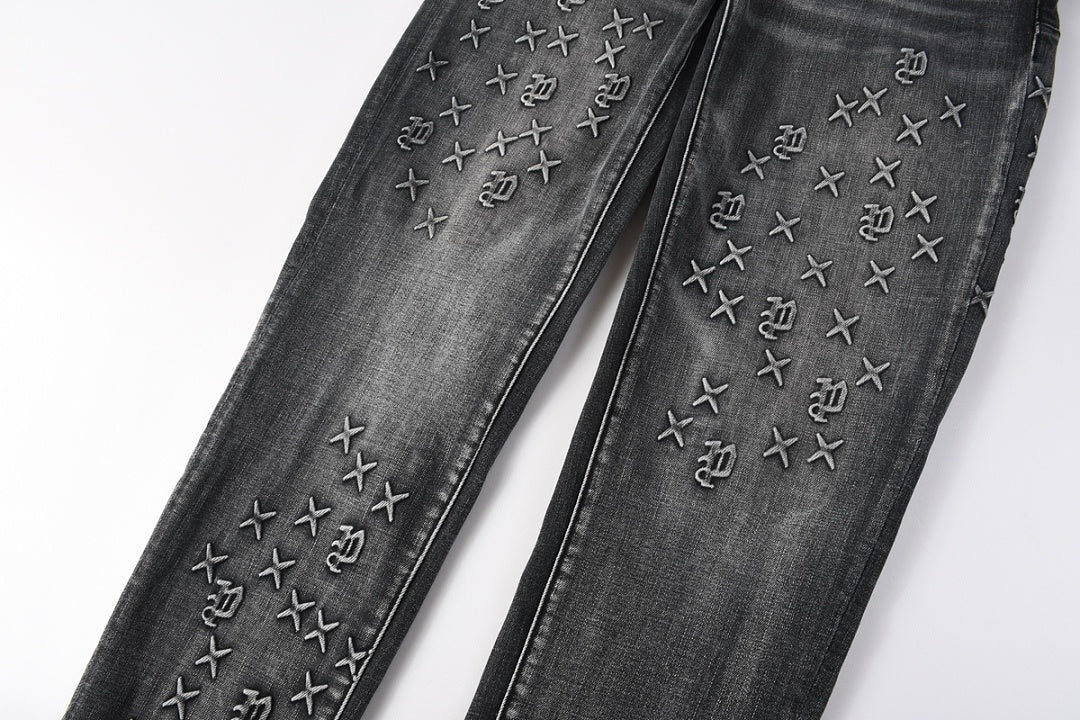 VELCEN Purple Brand Jeans #9153
