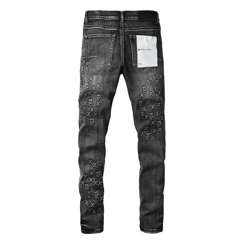 VELCEN Purple Brand Jeans #9153