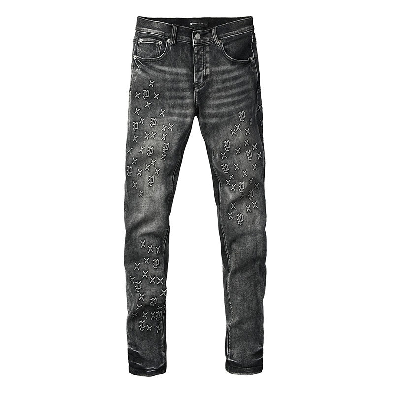 VELCEN Purple Brand Jeans #9153