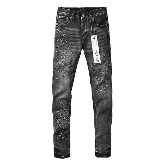 VELCEN Purple Brand Jeans #9153
