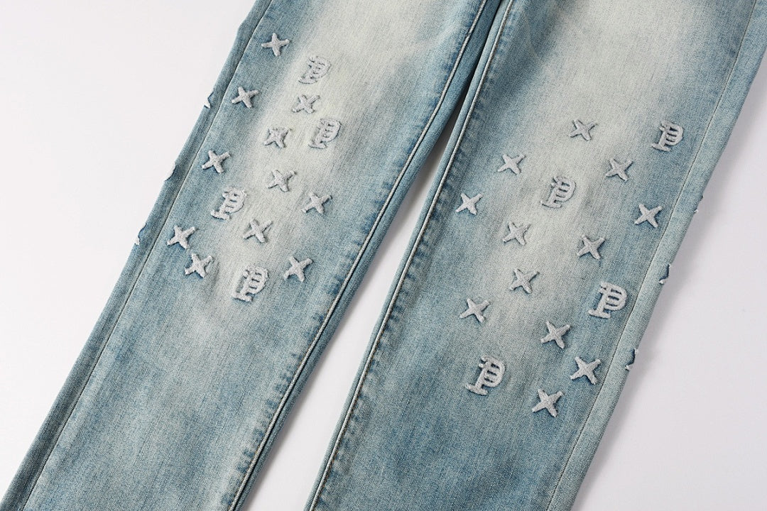 VELCEN Purple Brand Jeans #9152