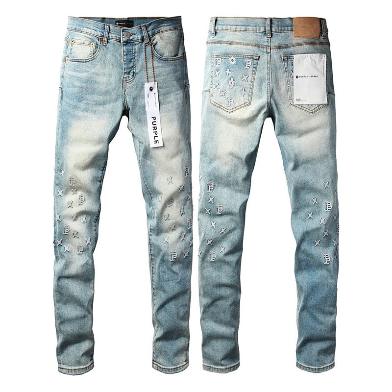 VELCEN Purple Brand Jeans #9152