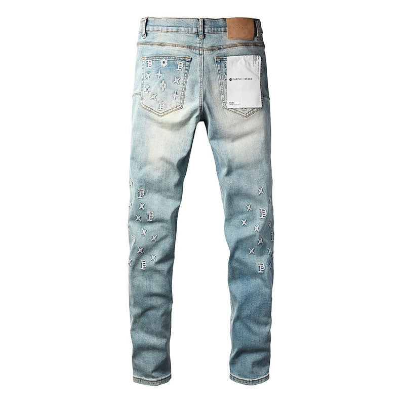 VELCEN Purple Brand Jeans #9152