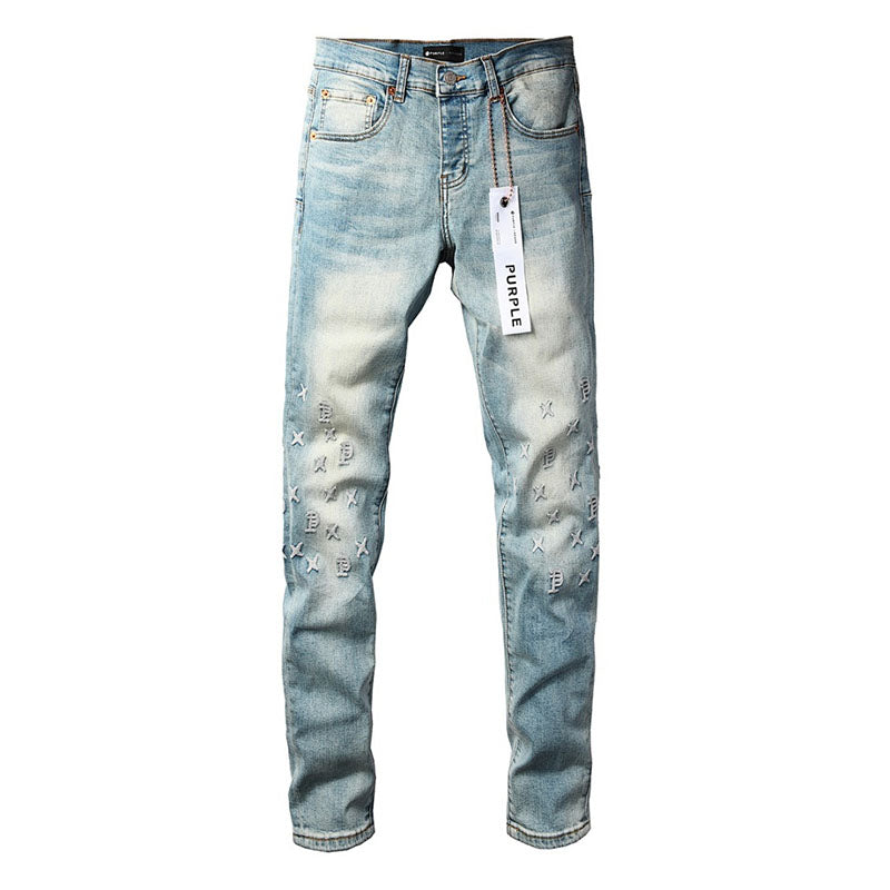 VELCEN Purple Brand Jeans #9152