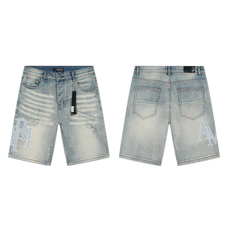 VELCEN Amiri Denim Shorts #MR-AM609