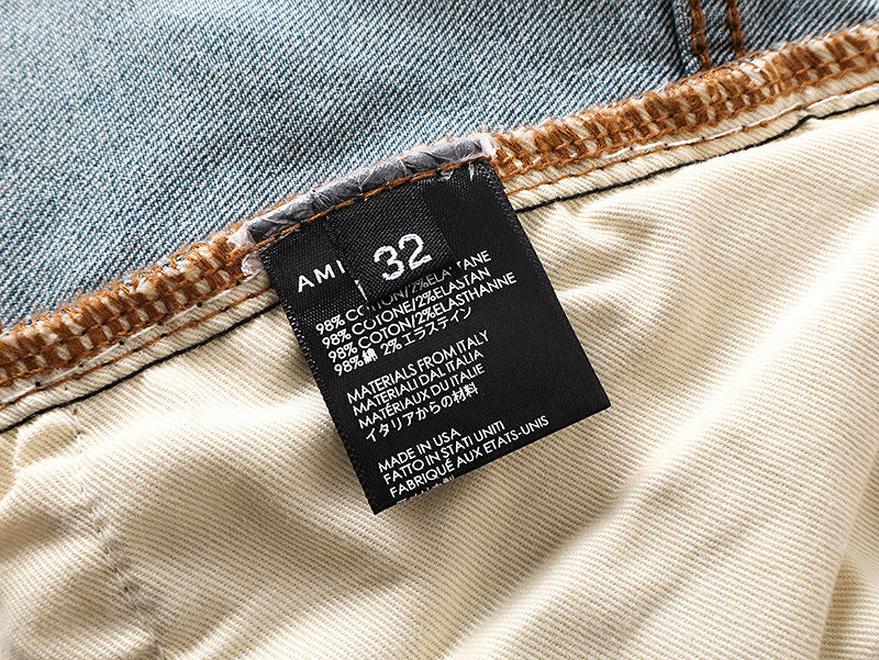 VELCEN Amiri Denim Shorts #MR-AM609