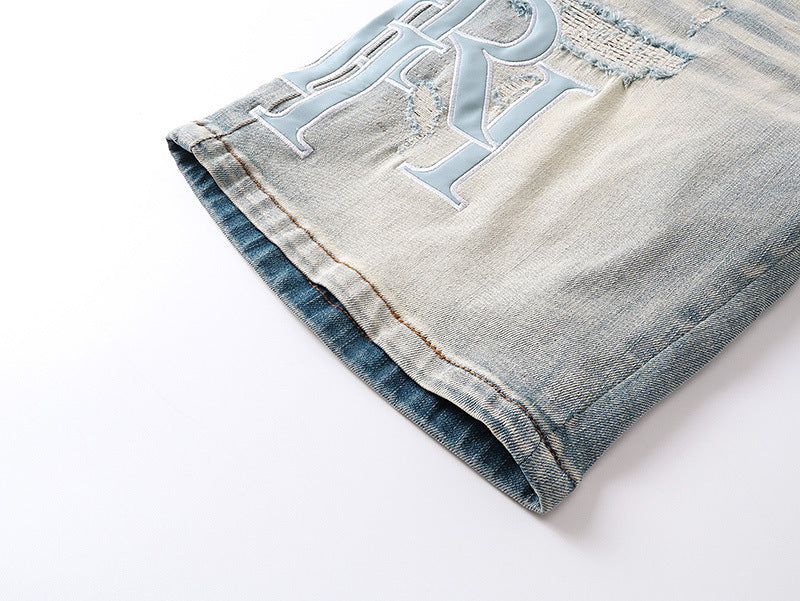 VELCEN Amiri Denim Shorts #MR-AM609