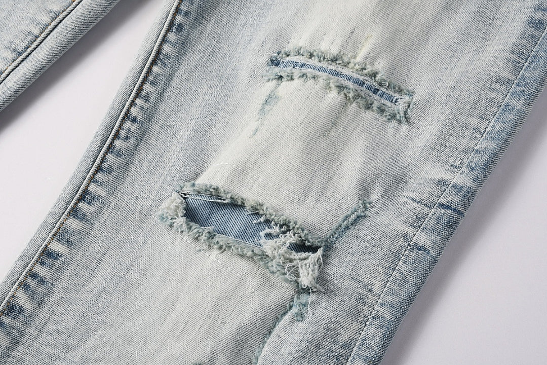 VELCEN Purple Brand Jeans #9162