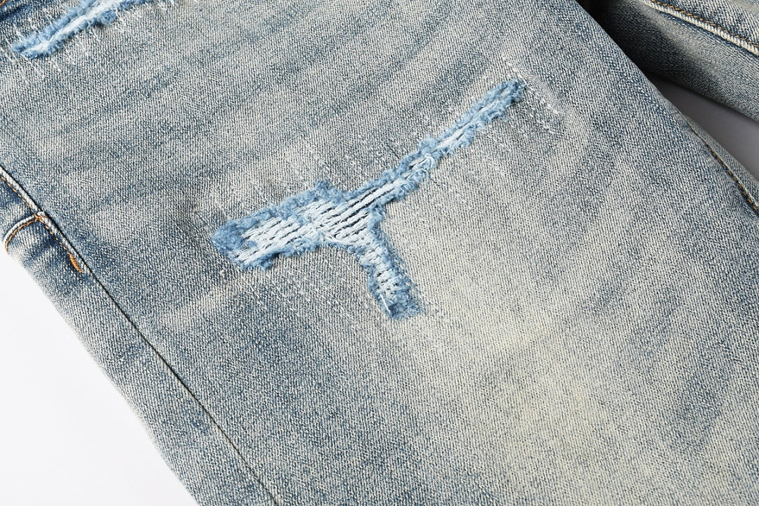 VELCEN Purple Brand Jeans #9160