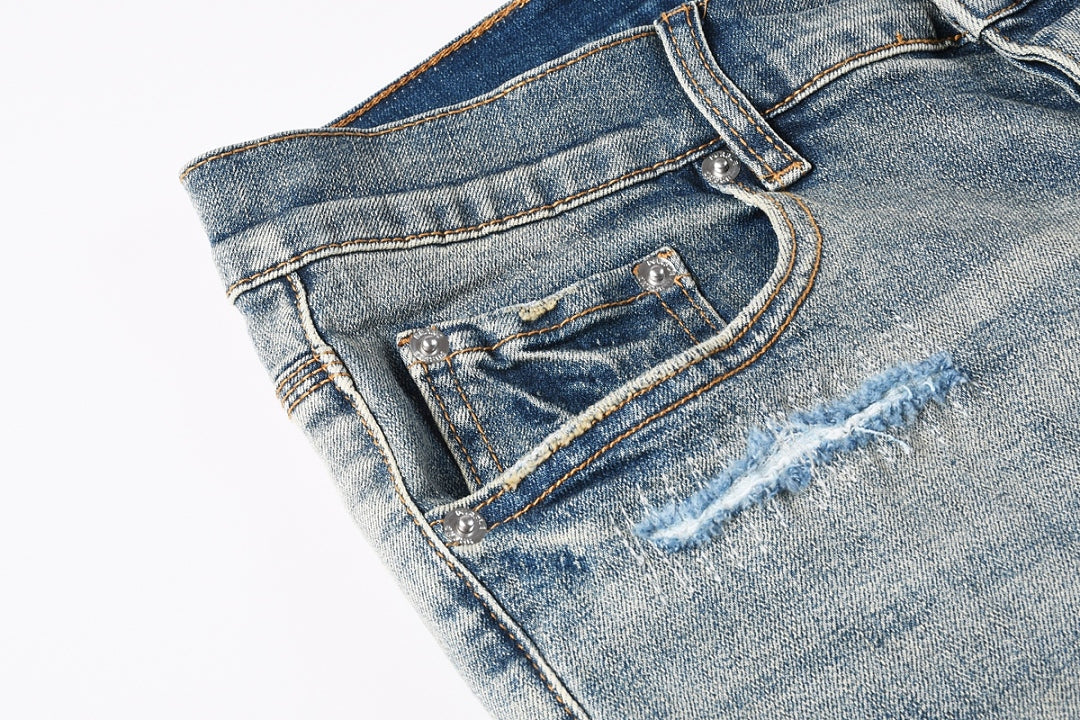 VELCEN Purple Brand Jeans #9160
