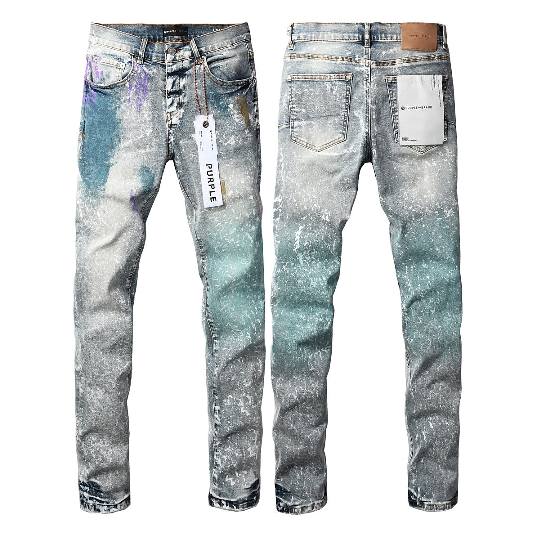 VELCEN Purple Brand Jeans #9156