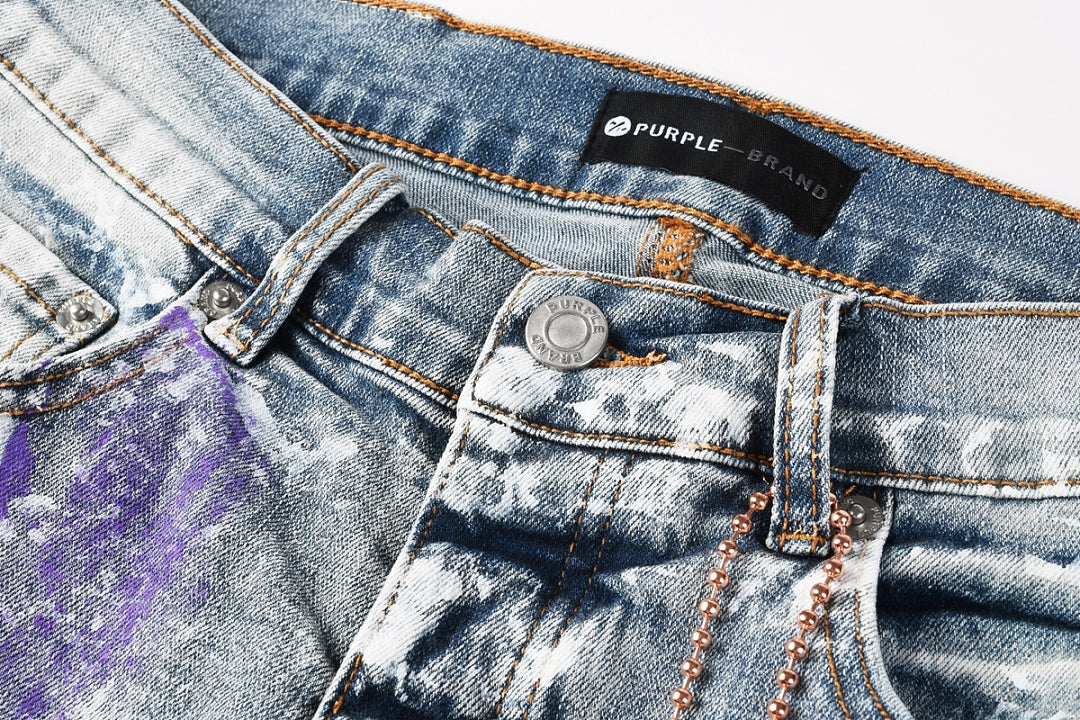 VELCEN Purple Brand Jeans #9156