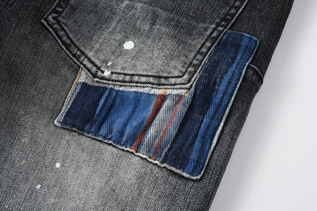 VELCEN Purple Brand Jeans #9166