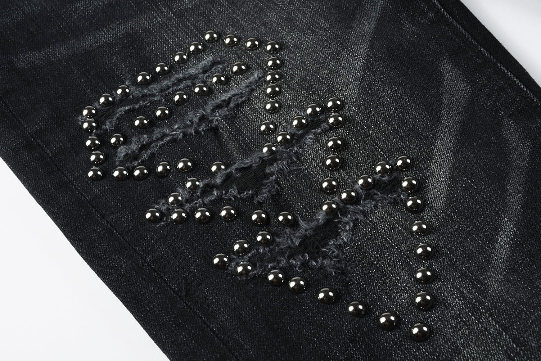 VELCEN Purple Brand Jeans #9150