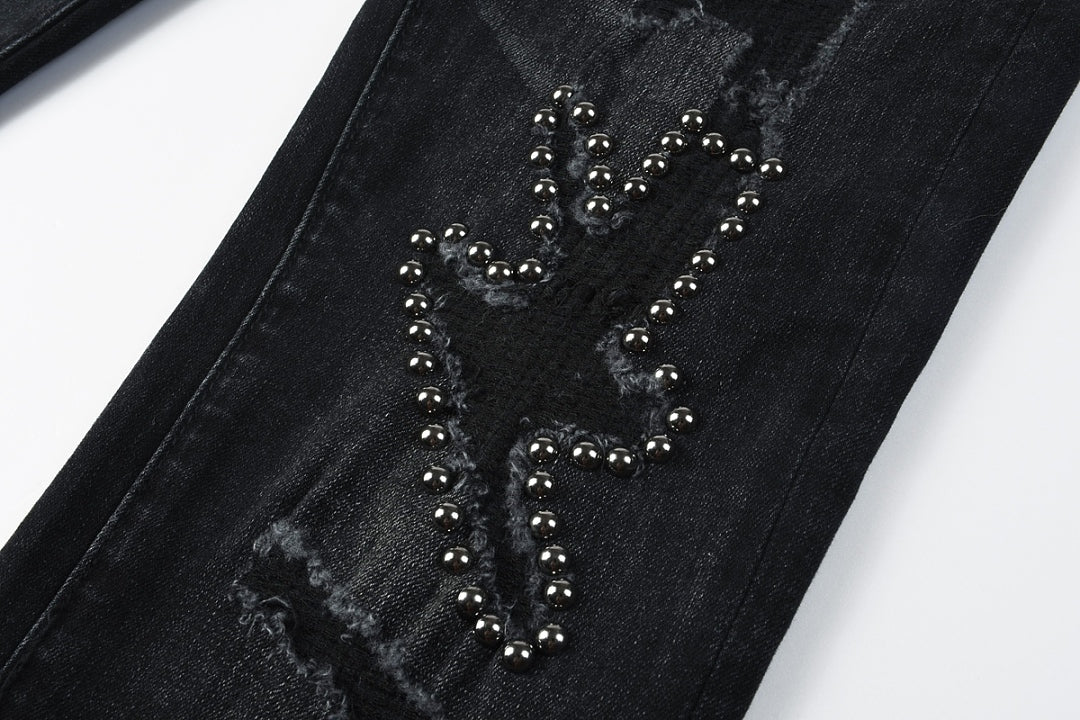 VELCEN Purple Brand Jeans #9150