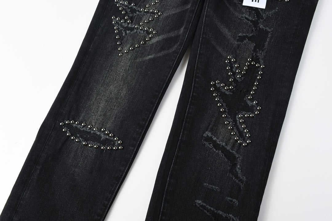 VELCEN Purple Brand Jeans #9150