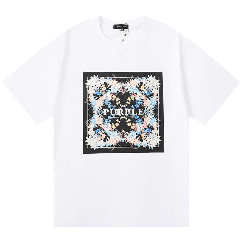 VELCEN Purple Brand Fashion T-Shirt