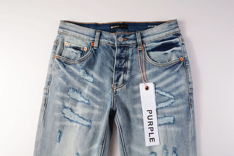 VELCEN Purple Brand Jeans #9038