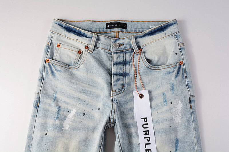 VELCEN Purple Brand Jeans #9006
