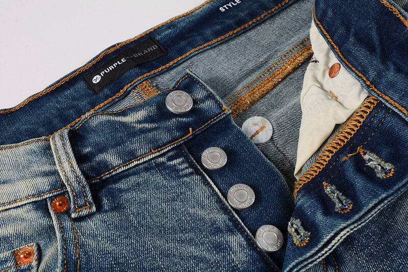 VELCEN Purple Brand Jeans #9043