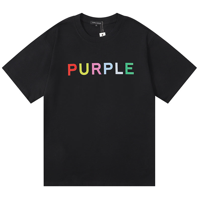 VELCEN Purple Brand Fashion T-Shirt