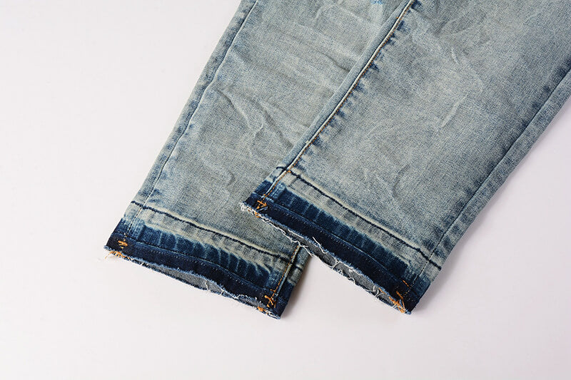 VELCEN Purple Brand Jeans #9013