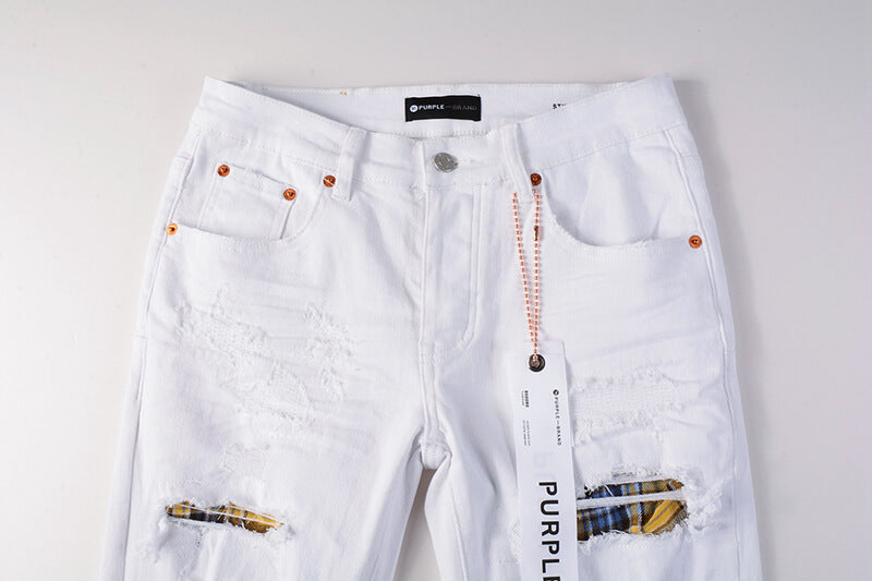 VELCEN Purple Brand Jeans #9046