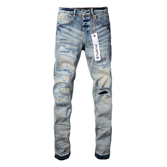 VELCEN Purple Brand Jeans #9013