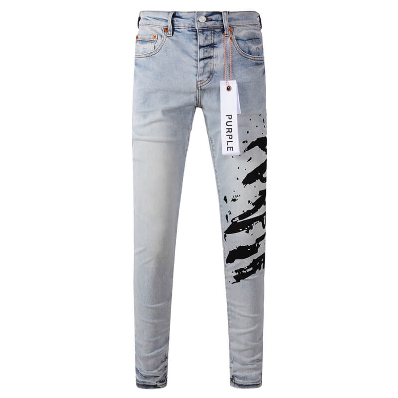 VELCEN Purple Brand Jeans #9048